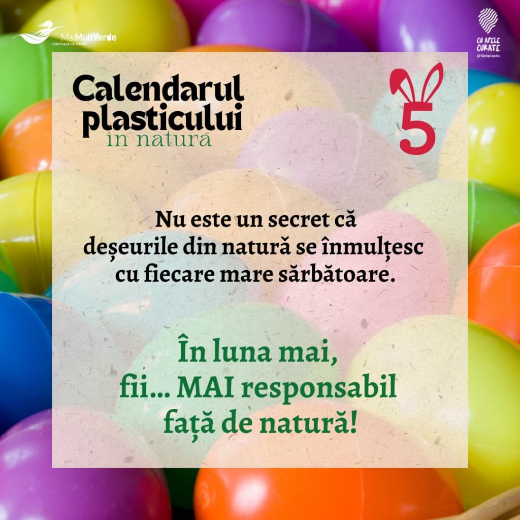 calendarul plasticului mai