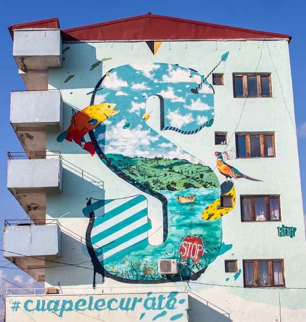 Mural eco Zimnicea