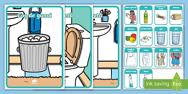  Toaletă sau coș de gunoi? – Joc de sortare
